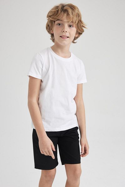 DeFacto Boy's Regular Fit Crew Neck Short Sleeve T-Shirt K1687a623sm