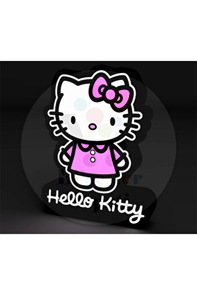 Bi'şeyler Sepeti Hello Kitty Led Işıklı Dekoratif Lightbox