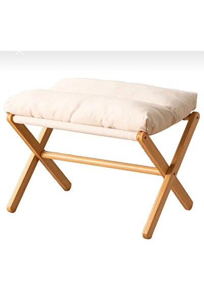 katasarım Katlanır Ahşap Puf Bahçe ve Ev Mobilyası