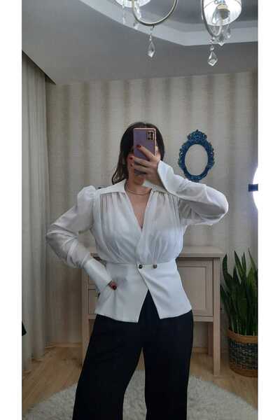 YELS BOUTIQUE TÜL CEKET GÖMLEK