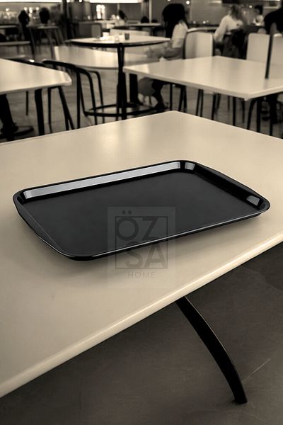 ÖzSa Home 27x36 cm ABS Presentation Tray - for Tea Serving, Fast Food Serving, Buffet, Restaurant, Hotel and Cafe