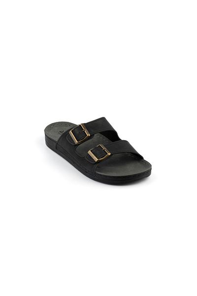 POLOMİA Polomia Pablo Flexible Buckle Comfort Comfortable Men's Daily Slippers
