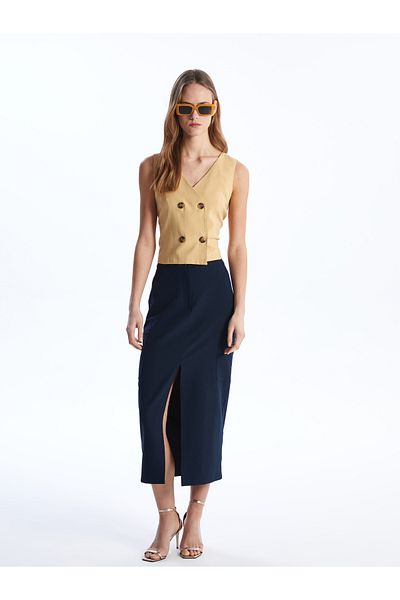 LC Waikiki Women's - Standard Fit Straight Skirt