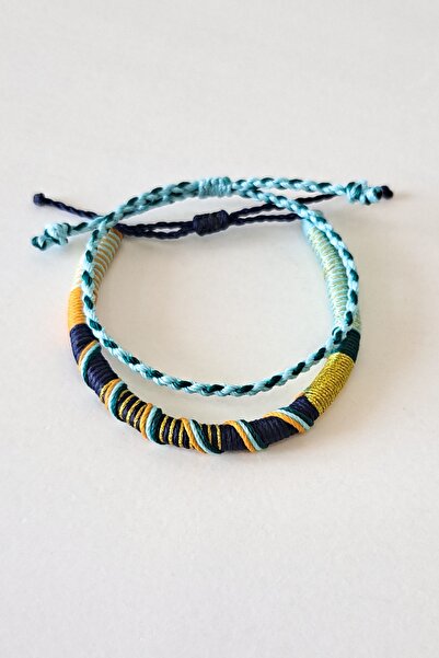 AYS TASARIM Renkli İp Bileklik.Rasta Bileklik.Şans Bilekliği. Arkadaşlık Bile...