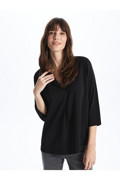 LC Waikiki Γυναικεία μπλούζα Leak Collar Plain Aerobin