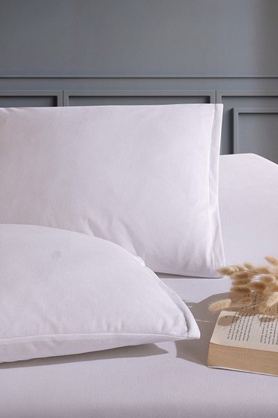 ÇETTEX 100% Cotton 50x70 Liquid Proof Cushion Mat