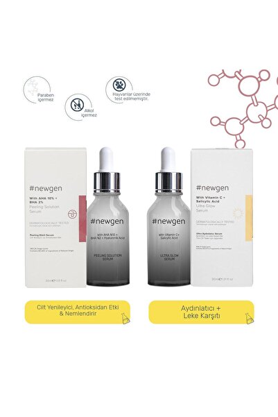 NewGen Peelıng Solutıon Serum 30ml- Ultra Glow Serum 30 ml