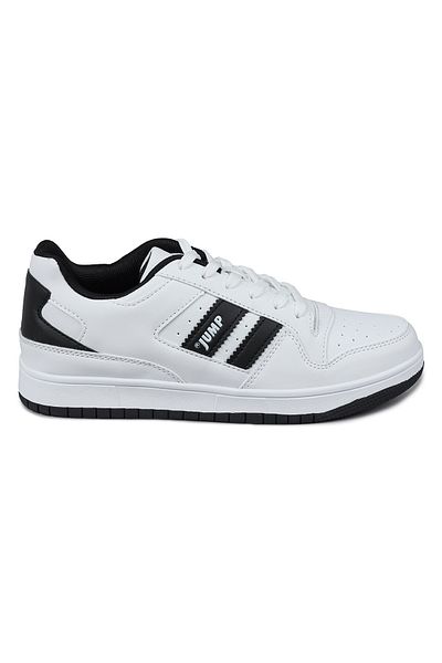 Jump 28709 White - Black Women's Sneaker Casual Sneakers
