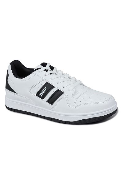 Jump 28709 White - Black Women's Sneaker Casual Sneakers