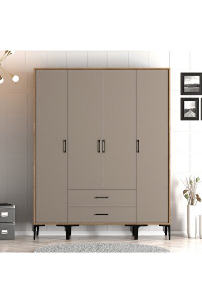Variant Mobilya Kumsal 4 Kapılı Gardrop STS - Atlas