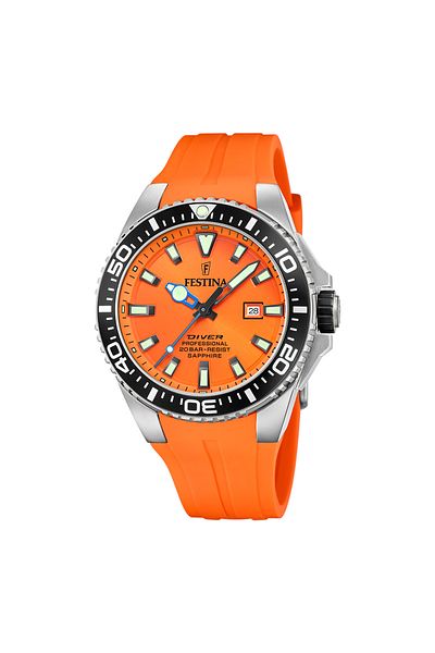 FESTİNA Festina Diver Herrenuhr Orange F20664/4