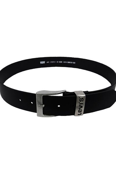 Levi's Neu Ashland 227970-3-59 Gürtel Ledergürtel Regular Black Schwarz