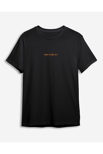 Trendyol Collection Κείμενο εμπριμέ μαύρο T-shirt - κανονική κοπή TMNSS24TS00226