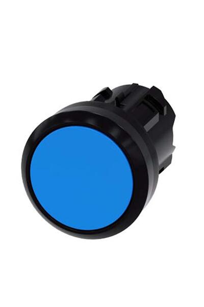 Siemens 22mm Plastik Mavi Yaylı Buton Kafası,3SU1000