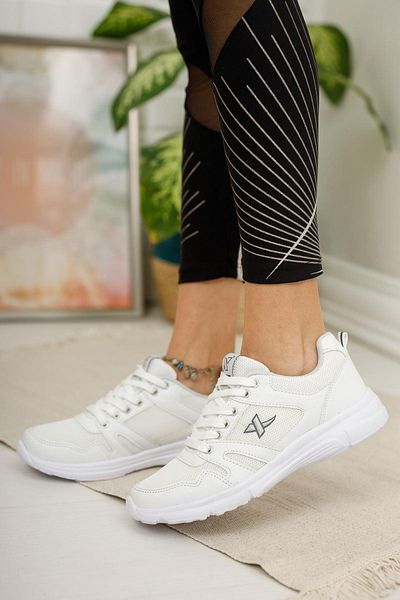 Bukond Unisex Μαύρα Λευκά Καθημερινά Άνετα Παπούτσια Περπάτημα Διχτυωτό Λεπτομερή αθλητικά παπούτσια