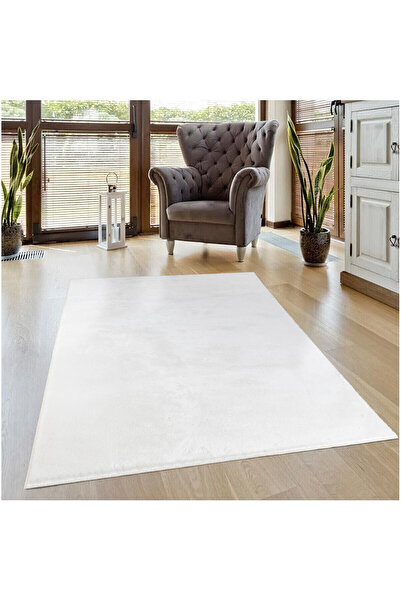 Valery Home Vl Comfort Peluş Halı Ekru Overloklu