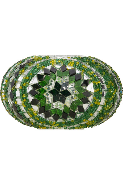 Demmex Otantik Mozaik Avize Aplik Lambader Cam 18 Cm Sadece Cam Aparat Yoktur