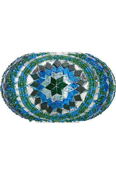 Demmex Otantik Mozaik Avize Aplik Lambader Cam 18 Cm Sadece Cam Aparat Yoktur