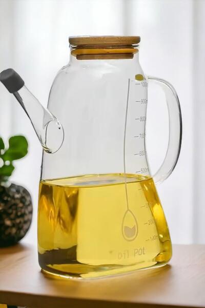 ALBETTO Borosilicate Glass Oil Vinegar 1000ml 3828
