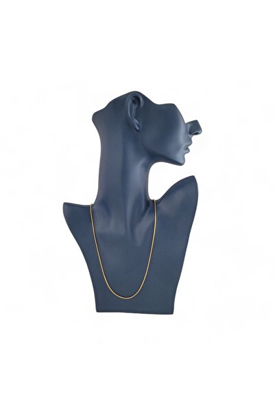 Hedea سلسلة إيطالية 60 سم قلادة فولاذية لون ذهبي