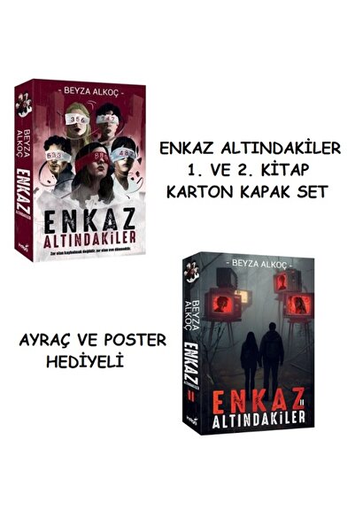 İndigo Kitap ENKAZ ALTINDAKİLER 2 KİTAP KARTON KAPAK SET