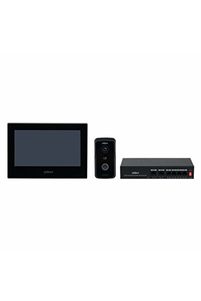 DAHUA Ktp03 7" Inç Tft Lcd Dokunmatik Ekran Iki Yönlü Mikrofon Villa Tipi Ip ...