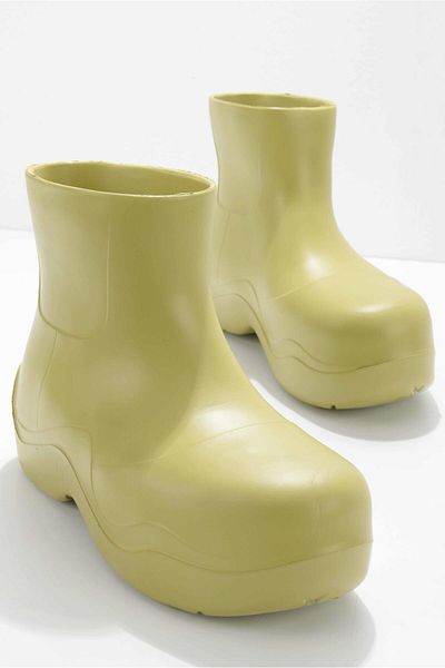 Bambi Khaki PVC dámské boty a botičky K02819300023