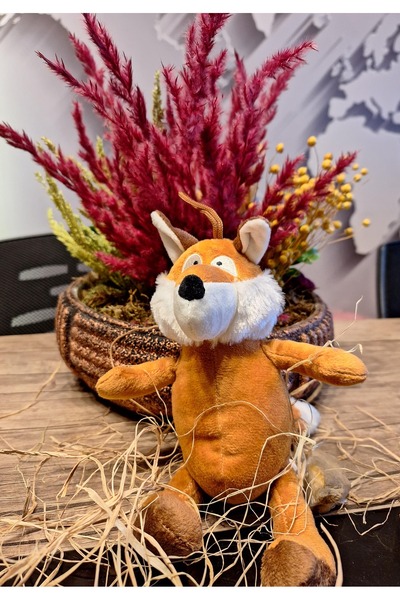 Genel Markalar Yaramaz Peluş Tilki   20cm