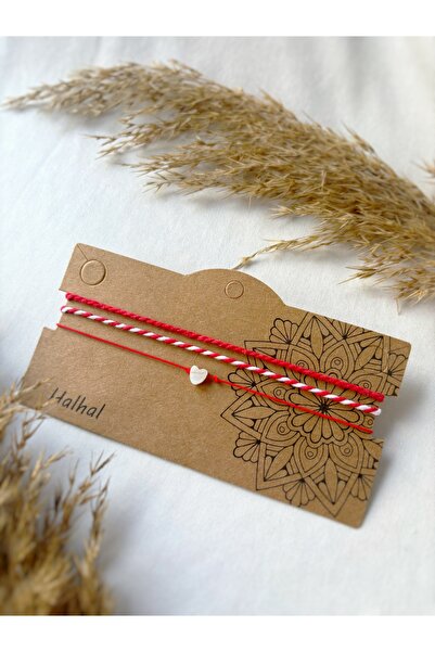 Atölye Merdiven Sedef kalp detaylı 3 lü marteniçka halhal seti