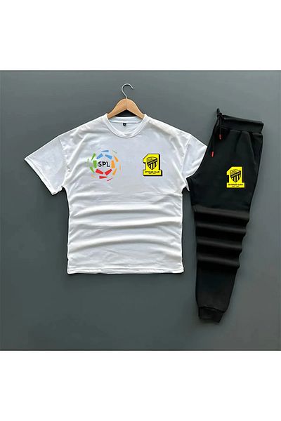 Pisa Art Al-Ittihad Saudi Arabia Pro League Half Zipper Sweatpants Combination