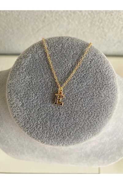 Judas Takı E Harf Gold Kolye , Baş Harf Kolye