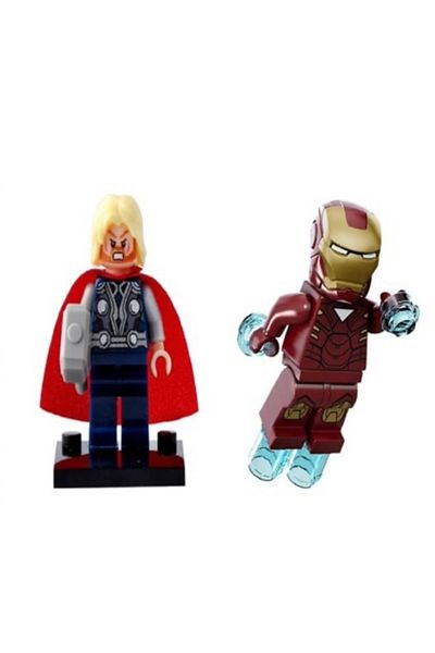 ttoysworld قطعتان من Avengers Marvel المتوافقة مع Lego