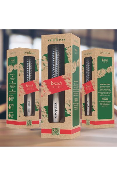 Ventoso Brush Natura No:5 Wooden Blow Dry Brush