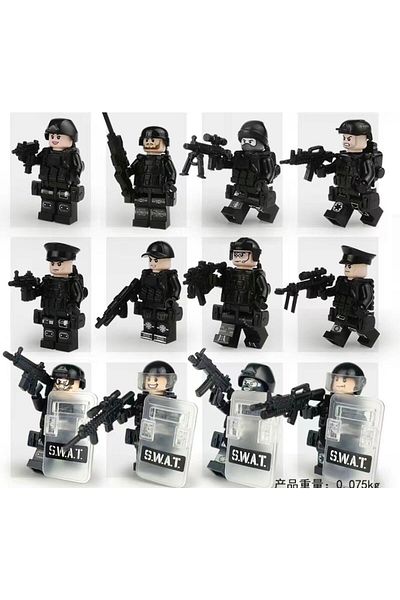 ttoysworld مجموعة متوافقة مع 12 قطعة من Lego تأتي بنفس الطراز البصري