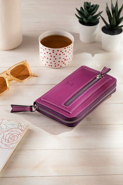Conceria Pelle Elegante Grande Genuine Leather Women's Wallet