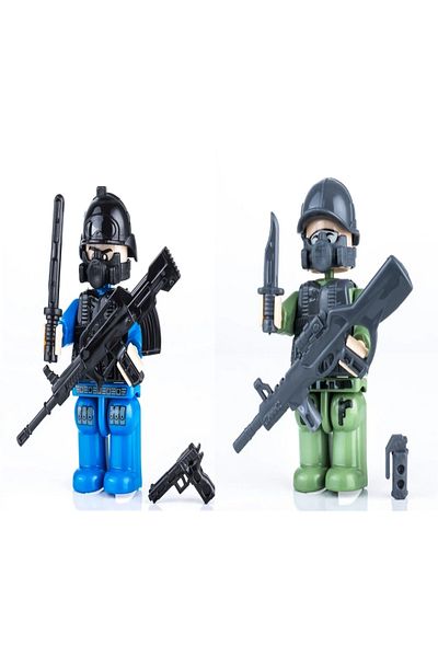 ttoysworld مجموعة شخصيات جندي صغير من القوات الخاصة مكونة من قطعتين، لعبة صغيرة من LEGO