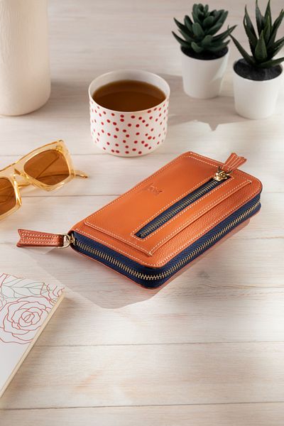 Conceria Pelle Elegante Grande Genuine Leather Women's Wallet
