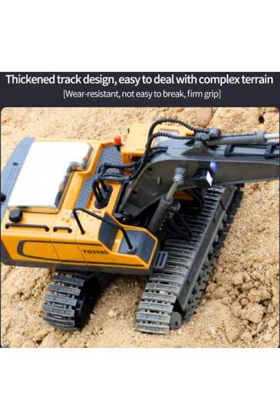 YIGONG bulldozer, ekskavatör ve Damperli Kamyon seti(9CH R/C-2.4Ghz, 11CH R/C-2.4Ghz)