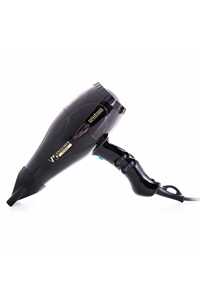 Ventoso V5 Exclusive 2500w Iyonik Profesyonel Saç Kurutma Ve Fön Makinesi Nero Vigolu