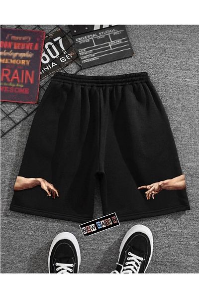 NewCabin Nou sezon, unisex, colorat, croiat confortabil, imprimat digital (creația lui Adam) pantaloni scurți de vară