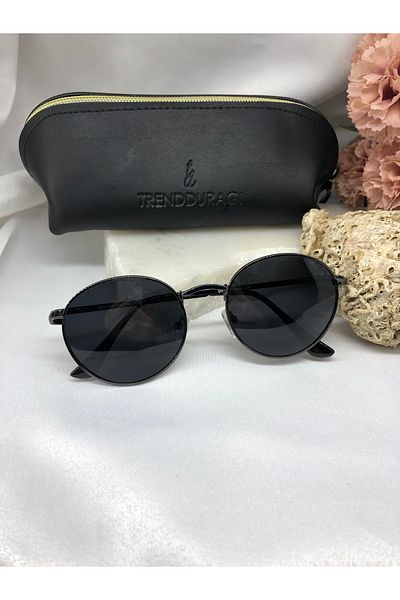 Di Caprio Ola Round Gray Men's Sunglasses