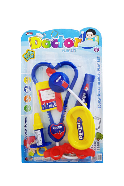 POPKONSOL Oyuncak Doktor Seti Eğitici Oyuncak Mavi