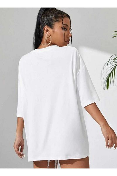 aynewmoda Tricou oversize 9 pisici imprimat