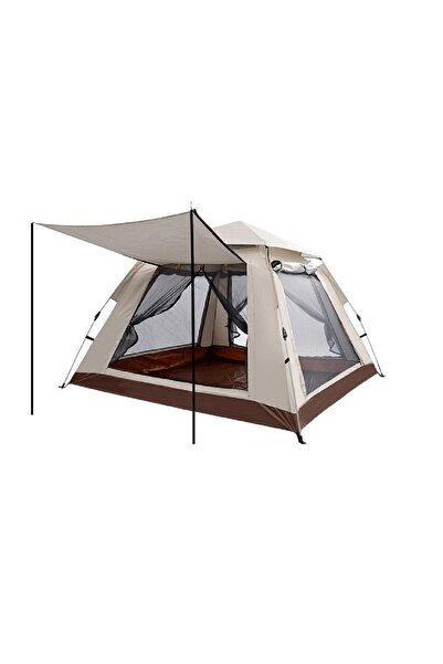 Genel Markalar 4 Mevsim Angeleye 4 Tarafı Kare Tenteli Tam Otomatik Kamp Çadı...