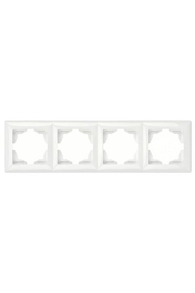 Günsan Visage White Quadruple Frame