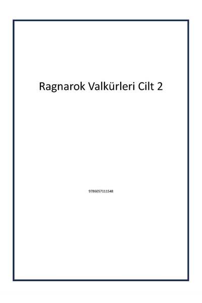Komikşeyler Yayıncılık Ragnarok Valkürleri Cilt 2