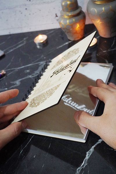 markcat Istanbul Design Wooden Cover Daily Planner - Σημειωματάριο ατελείωτου προγραμματισμού - Ατελείωτο ημερολόγιο - A5