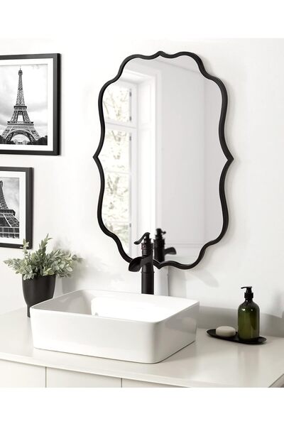 MKS Design 60x80 Duvar Dekor Aynası / Duvar Aynası / Konsol Aynası / Düzensiz Ayna / Estetik Ayna