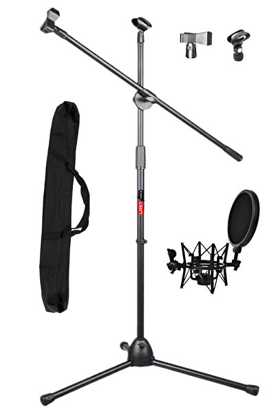Lastvoice Ms06-sh101cs Mikrofon Standı Filtreli Shock Mount Seti Çantalı