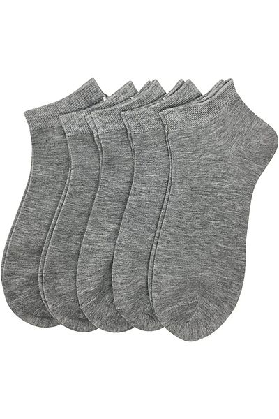 integral çorap Unisex Cotton Invisible Sneakers Sports Socks 5 Pairs